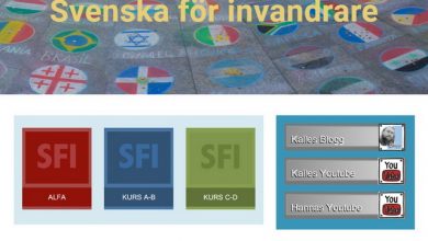 موقع لتعلم السويدية لعدة مراحل وتدريبات